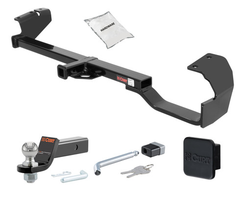04 - 08 Toyota Solara -- 1.25in. CURT Trailer Hitch + Ball Mount + Cover + Lock Kit by CURT HWA2440