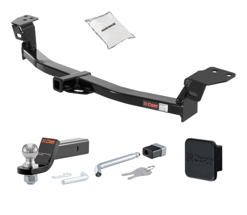 07 - 12 Lexus ES350 -- 1.25in. CURT Trailer Hitch + Ball Mount + Cover + Lock Kit by CURT HWA1664