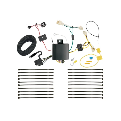2016-2019 Toyota Prius Except w/Plug-In Model Draw-tite Class 1 Trailer Hitch, 1-1/4 Inch Square Receiver Bundle w/ Plug-n-Play T-One Wiring Harness 24847