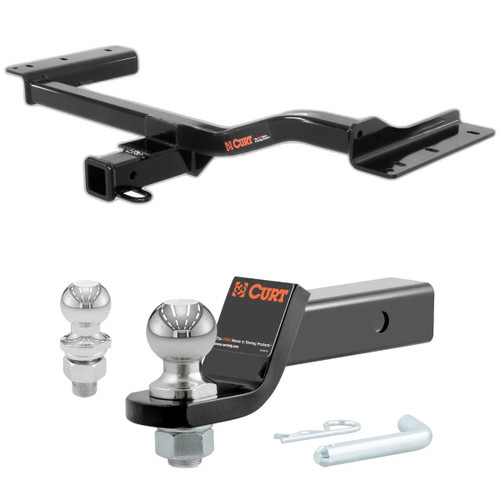 2010-2015 Lexus RX350 All CURT Class 3 Trailer Hitch, 2" Receiver + 2" Ball + 1-7/8" Ball Kit