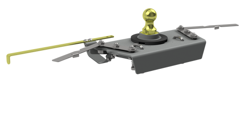 2013-2018 Ram 3500 Trucks B&W Turnoverball One-Piece Kit For RAM 3500 GNRK1314