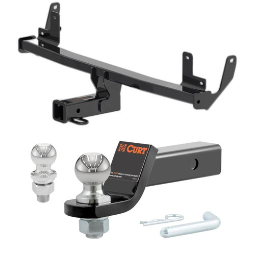 2023-2025 Dodge Hornet All CURT Class 3 Trailer Hitch, 2" Receiver + 2" Ball + 1-7/8" Ball Kit