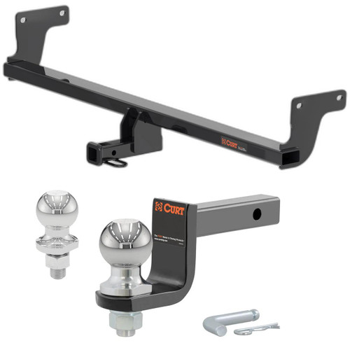 2020-2025 Kia Soul Excluding center exhaust Class 1 Trailer Hitch, 1-1/4" Receiver + 2" Ball + 1-7/8" Ball Kit