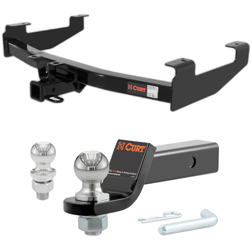 2001-2006 Chevrolet Silverado 3500 Excluding factory receiver, Tommy Gate lift or cab & chassis CURT Class 3 Hitch, 2"