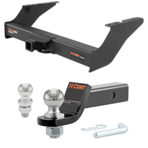2008-2016 Ford F-450 Super Duty Excluding Cab & Chassis Xtra Duty CURT Class 5 Trailer Hitch, 2" Receiver + 2" Ball + 1-7/8" Ball Kit