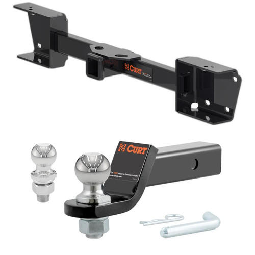 2019-2025 Subaru Ascent All CURT Class 3 Trailer Hitch, 2" Receiver + 2" Ball + 1-7/8" Ball Kit