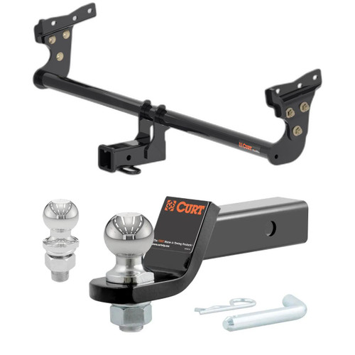 2022-2024 Hyundai Ioniq 5 All CURT Class 3 Trailer Hitch, 2" Receiver + 2" Ball + 1-7/8" Ball Kit