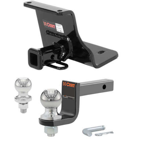 2007-2011 Chevrolet Aveo5 All Class 1 Trailer Hitch, 1-1/4" Receiver + 2" Ball + 1-7/8" Ball Kit