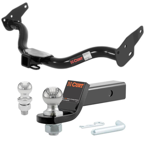 2005-2015 Nissan Xterra All CURT Class 3 Trailer Hitch, 2" Receiver + 2" Ball + 1-7/8" Ball Kit