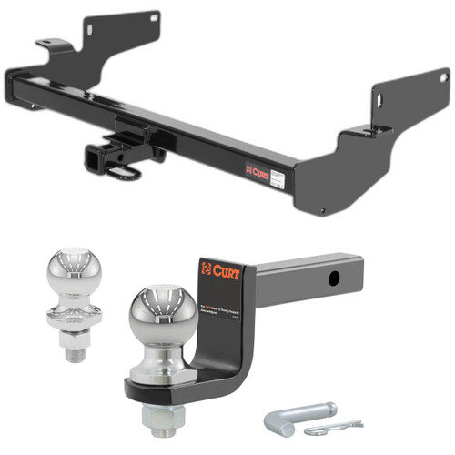 2000-2005 Cadillac DeVille All Class 2 Trailer Hitch, 1-1/4" Receiver + 2" Ball + 1-7/8" Ball Kit