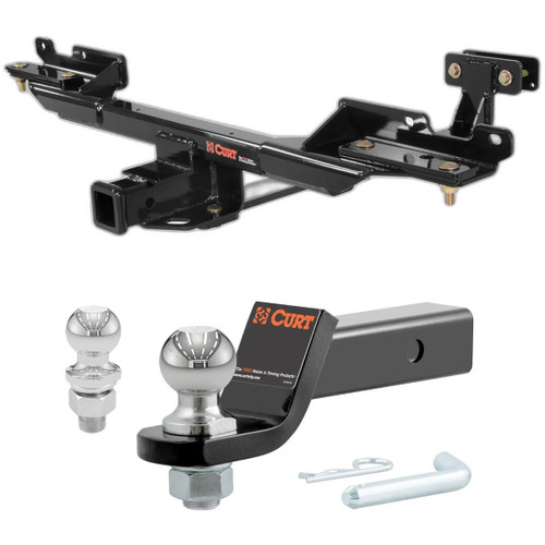 2014-2016 Mercedes-Benz GL450 Excluding Active Curve System CURT Class 3 Hitch, 2" Receiver + 2" Ball + 1-7/8" Ball Kit