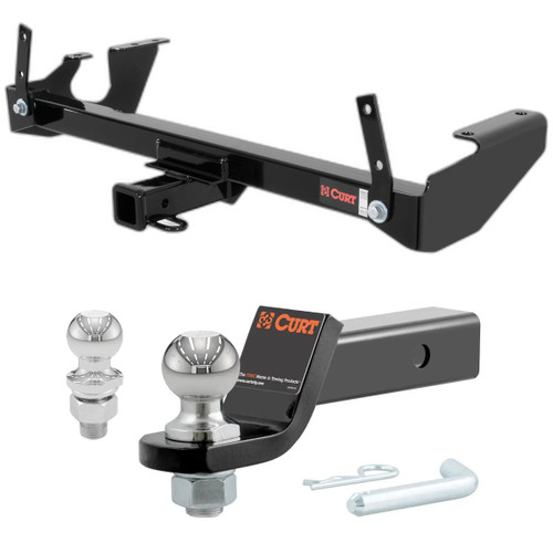 1978-1980 Dodge B200 All CURT Class 3 Trailer Hitch, 2" Receiver + 2" Ball + 1-7/8" Ball Kit