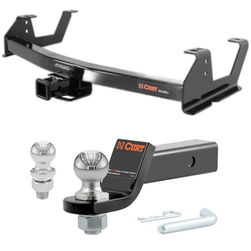 2015-2019 Chevrolet Silverado 3500 HD 6' bed, excluding factory receiver, Tommy Gate lift or cab & chassis CURT Class 3 Hitch, 2"