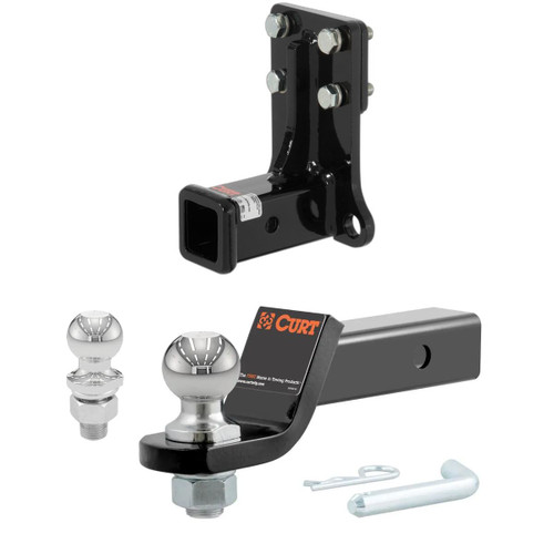 1999-2001 Mercedes-Benz ML430 All CURT Class 3 Hitch, 2" Receiver + 2" Ball + 1-7/8" Ball Kit