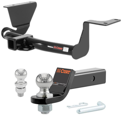 2007-2011 Honda CR-V All CURT Class 3 Trailer Hitch, 2" Receiver + 2" Ball + 1-7/8" Ball Kit