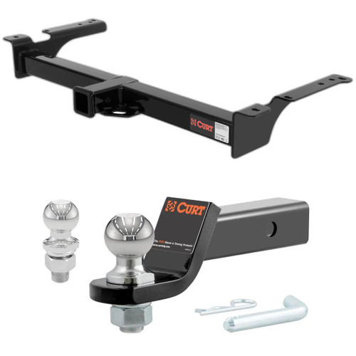 1975-1998 Ford E-350 Econoline All CURT Class 3 Hitch, 2" Receiver + 2" Ball + 1-7/8" Ball Kit