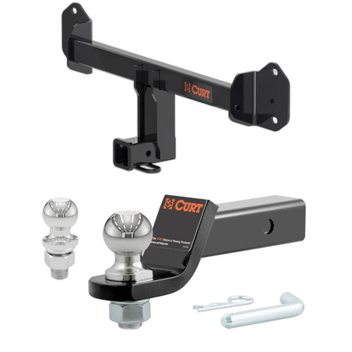 2011-2025 BMW X3 All CURT Class 3 Trailer Hitch, 2" Receiver + 2" Ball + 1-7/8" Ball Kit