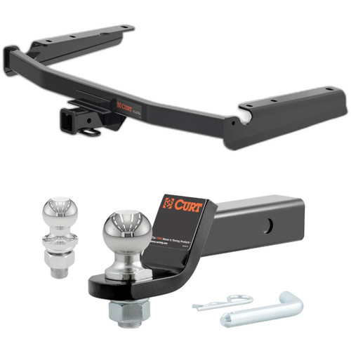 2018-2022 Lexus RX350L Excluding twin exhaust tips CURT Class 3 Trailer Hitch, 2" Receiver + 2" Ball + 1-7/8" Ball Kit