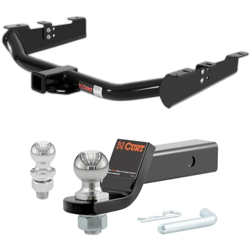 2008-2010 Chevrolet Silverado 3500 HD Excluding factory receiver, Tommy Gate lift or cab & chassis CURT Class 3 Hitch, 2"