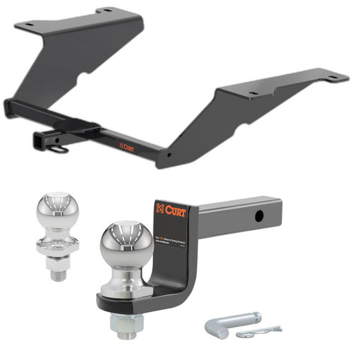 2020-2025 Hyundai Sonata Excluding N Line Class 1 Trailer Hitch, 1-1/4" Receiver + 2" Ball + 1-7/8" Ball Kit
