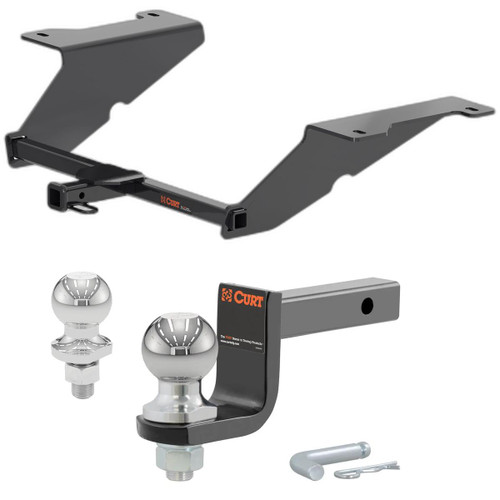 2020-2023 Hyundai Sonata Excluding Hybrid Class 1 Trailer Hitch, 1-1/4" Receiver + 2" Ball + 1-7/8" Ball Kit