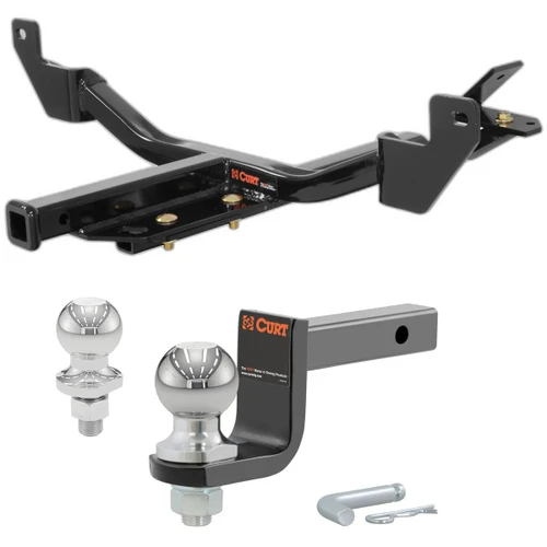 2013-2015 Chevrolet Malibu All Class 2 Hitch, 1-1/4" Receiver + 2" Ball + 1-7/8" Ball Kit