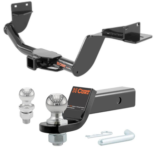2016-2020 Kia Sorento All CURT Class 3 Trailer Hitch, 2" Receiver + 2" Ball + 1-7/8" Ball Kit