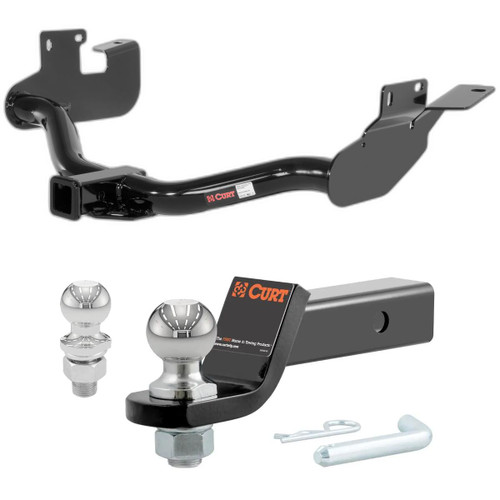 2008-2011 Mazda Tribute With Factory Equipped 1.25 In. Receiver CURT Class 3 Hitch, 2" Receiver + 2" Ball + 1-7/8" Ball Kit
