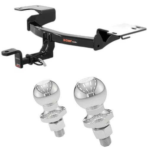 2012-2019 Fiat 500 Abarth Class 1 Trailer Hitch, 1-1/4" Ball Mount