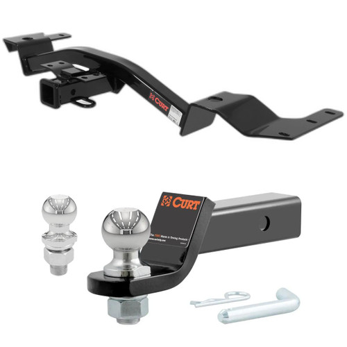 2001-2007 Toyota Sequoia All CURT Class 3 Trailer Hitch, 2" Receiver + 2" Ball + 1-7/8" Ball Kit