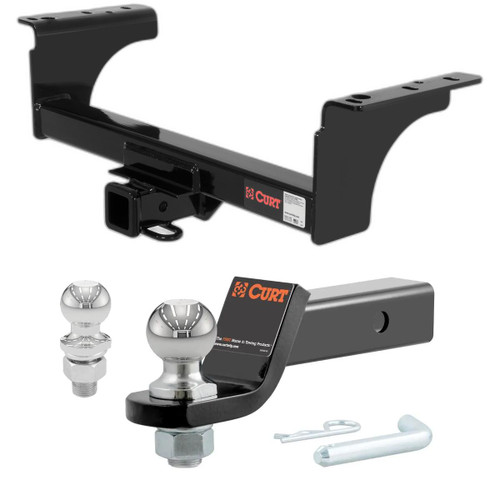 2007-2010 Dodge Ram 3500 Cab & Chassis CURT Class 4 Trailer Hitch, 2" Receiver + 2" Ball + 1-7/8" Ball Kit