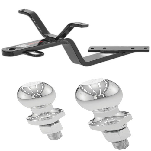 1984-1987 Mercedes-Benz 190E All Class 1 Fixed-Tongue Trailer Hitch with 2" & 1-7/8" Ball