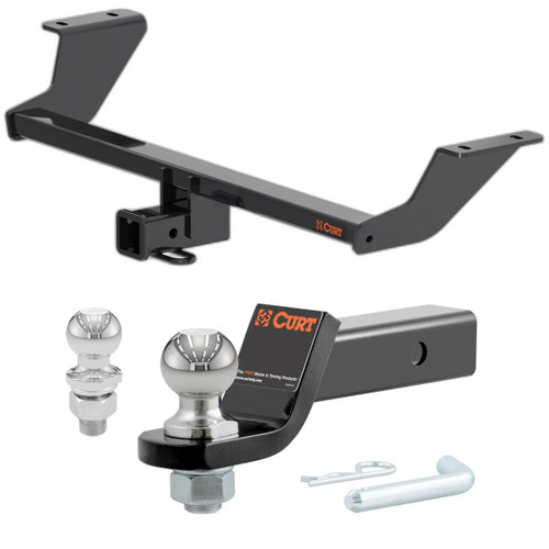 2024-2025 Chevrolet Blazer EV All CURT Class 3 Trailer Hitch, 2" Receiver + 2" Ball + 1-7/8" Ball Kit
