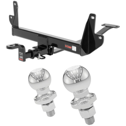 2007-2008 BMW 328xi Sedan, Single Muffler Class 1 Trailer Hitch, 1-1/4" Ball Mount