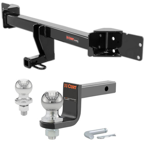 2016-2018 Mercedes-Benz CLA250 All Class 2 Trailer Hitch, 1-1/4" Receiver + 2" Ball + 1-7/8" Ball Kit