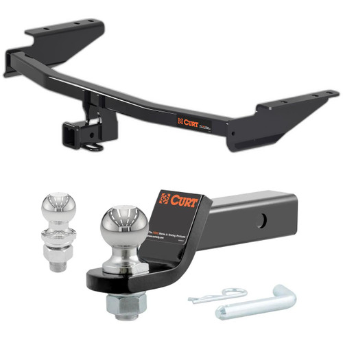 2017-2020 Nissan Pathfinder All CURT Class 3 Trailer Hitch, 2" Receiver + 2" Ball + 1-7/8" Ball Kit