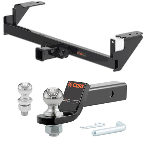 2021-2025 Mercedes-Benz GLA250 All CURT Class 3 Trailer Hitch, 2" Receiver + 2" Ball + 1-7/8" Ball Kit