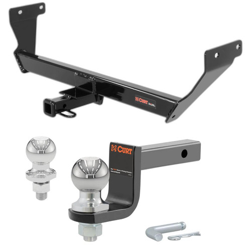 2014-2024 INFINITI Q50 Excluding Sport Class 1 Trailer Hitch, 1-1/4" Receiver + 2" Ball + 1-7/8" Ball Kit