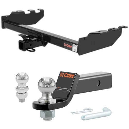 2007 Chevrolet Silverado 1500 CURT Classic Excluding roll pan bumper, Tommy Gate lift or 10 in. drop bumper CURT Class 4 Hitch, 2" Receiver + 2" Ball + 1-7/8" Ball Kit