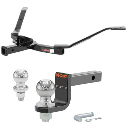 2003-2007 Honda Accord Coupe Class 1 Trailer Hitch, 1-1/4" Receiver + 2" Ball + 1-7/8" Ball Kit