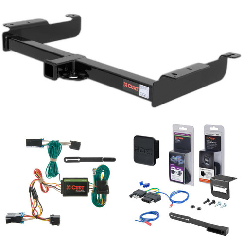 96 - 99 GMC Savana 1500 Curt 2" Class 3 Trailer Tow Hitch + 5-Flat Wiring Kit Tow Boat/Utility Trailer with Surge Brakes 13040 96 - 99 GMC Savana 1500 Curt 2" Class 3 Trailer Tow Hitch + 5-Flat Wiring Kit Tow Boat/Utility Trailer with Surge Brakes 13040
