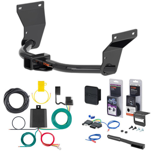 23 - 24 Acura RDX  Curt 2" Class 3 Trailer Tow Hitch + 5-Flat Wiring Kit Tow Boat/Utility Trailer with Surge Brakes 13423 23 - 24 Acura RDX  Curt 2" Class 3 Trailer Tow Hitch + 5-Flat Wiring Kit Tow Boat/Utility Trailer with Surge Brakes 13423