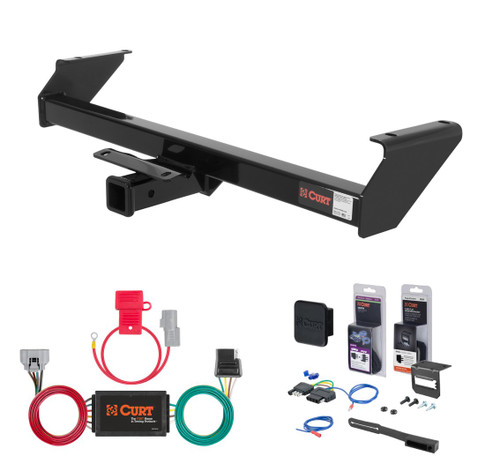 2000 Toyota Tundra #13180 will not fit with towable bumper mount Curt 2" Class 3 Trailer Tow Hitch + 5-Flat Wiring Kit Tow Boat/Utility Trailer with Surge Brakes 13180