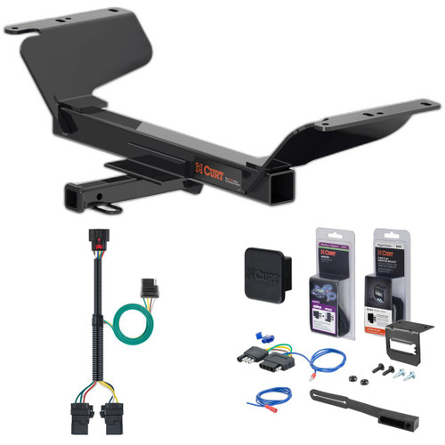 18 - 24 GMC Terrain Excluding diesel Curt 1-1/4" Class 2 Trailer Tow Hitch + 5-Flat Wiring Kit Tow Boat/Utility Trailer with Surge Brakes 12201 18 - 24 GMC Terrain Excluding diesel Curt 1-1/4" Class 2 Trailer Tow Hitch + 5-Flat Wiring Kit Tow Boat/Utility Trailer with Surge Brakes 12201