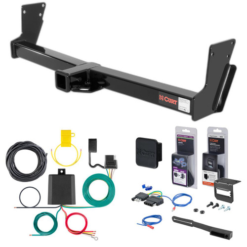 02 - 04 Oldsmobile Bravada Curt 2" Class 3 Trailer Tow Hitch + 5-Flat Wiring Kit Tow Boat/Utility Trailer with Surge Brakes 13020 02 - 04 Oldsmobile Bravada Curt 2" Class 3 Trailer Tow Hitch + 5-Flat Wiring Kit Tow Boat/Utility Trailer with Surge Brakes 13020