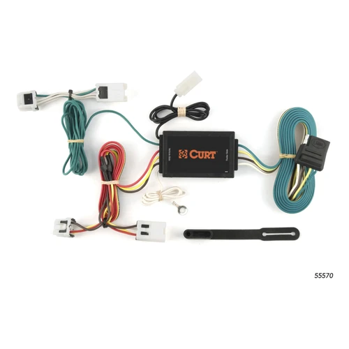 2004 - 2009 Nissan Quest Curt 2" Class 3 Trailer Tow Hitch + 5-Flat Wiring Kit Tow Boat/Utility Trailer with Surge Brakes 13563