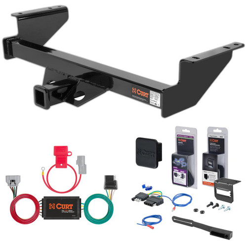 2000 Toyota Tundra #13180 will not fit with towable bumper mount Curt 2" Class 3 Trailer Tow Hitch + 5-Flat Wiring Kit Tow Boat/Utility Trailer with Surge Brakes 13184