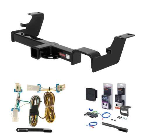 2001 - 2005 Pontiac Aztek Curt 2" Class 3 Trailer Tow Hitch + 5-Flat Wiring Kit Tow Boat/Utility Trailer with Surge Brakes 13469