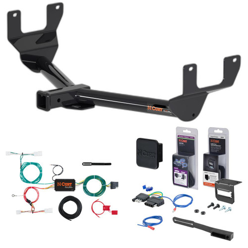 15 - 17 Lexus NX200t Curt 2" Class 3 Trailer Tow Hitch + 5-Flat Wiring Kit Tow Boat/Utility Trailer with Surge Brakes 13337 15 - 17 Lexus NX200t Curt 2" Class 3 Trailer Tow Hitch + 5-Flat Wiring Kit Tow Boat/Utility Trailer with Surge Brakes 13337