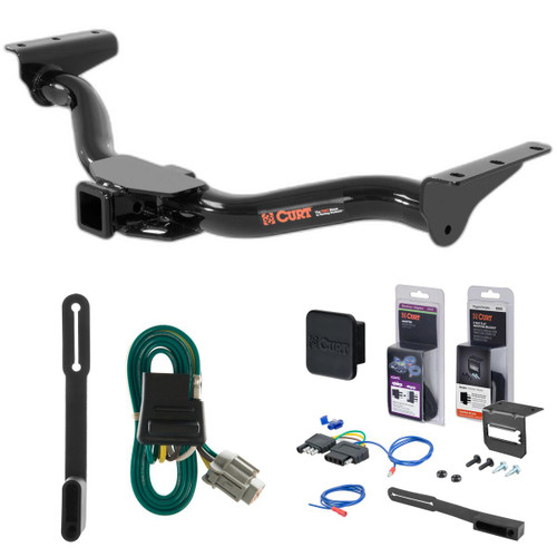 00 - 04 Nissan Xterra Curt 2" Class 3 Trailer Tow Hitch + 5-Flat Wiring Kit Tow Boat/Utility Trailer with Surge Brakes 13183 00 - 04 Nissan Xterra Curt 2" Class 3 Trailer Tow Hitch + 5-Flat Wiring Kit Tow Boat/Utility Trailer with Surge Brakes 13183